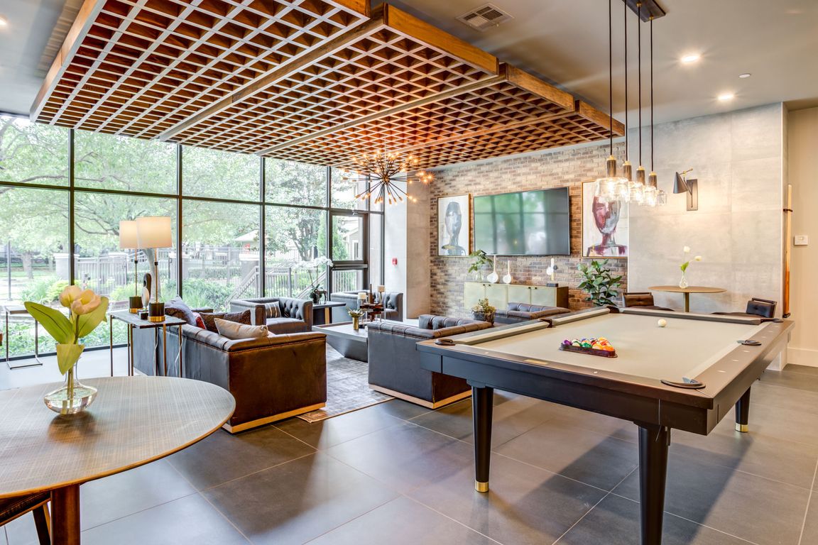 Community Room With Pool Table