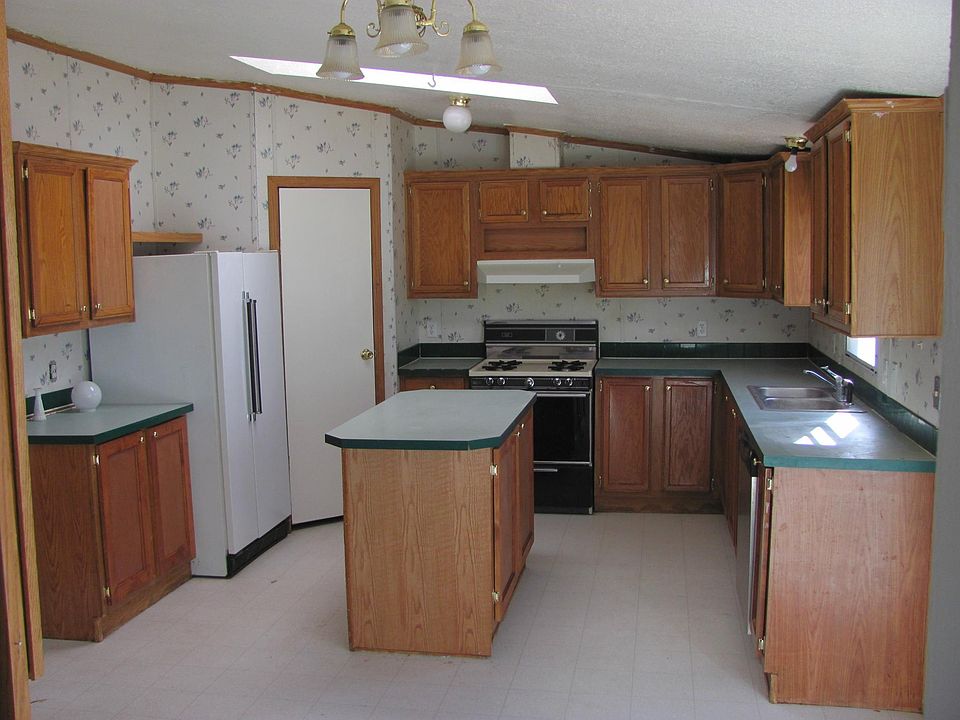 large kitchen with island