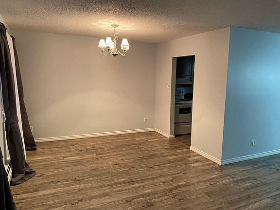 Area for dining table outside of kitchen