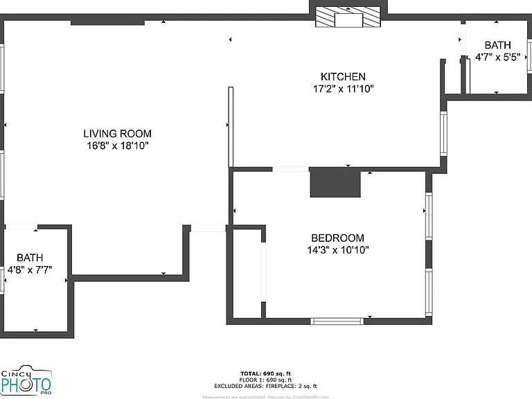 Floorplan- 4322 34th street, #2 Floorplan- 4322 34th street, #2