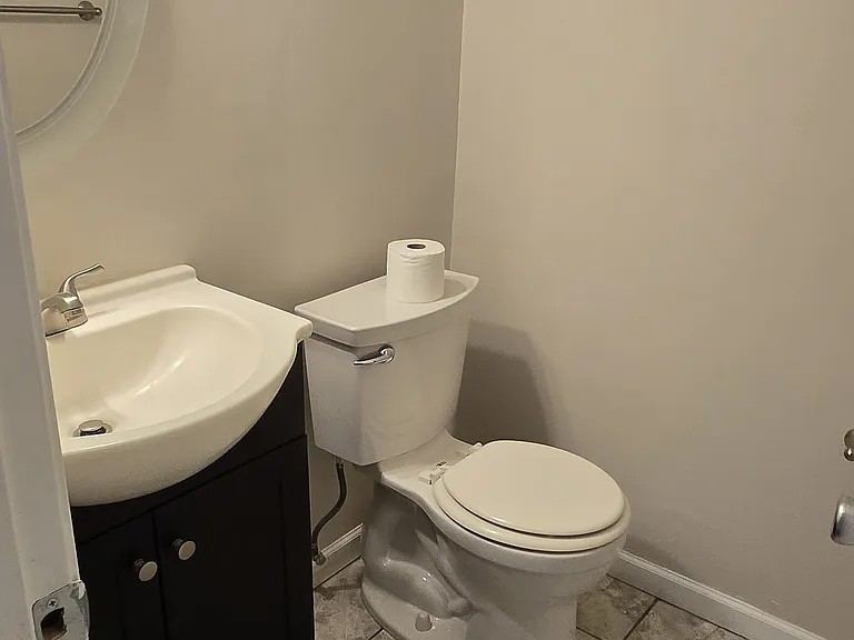 1/2 bath on main floor