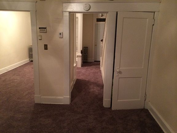 Dining room showing front entry