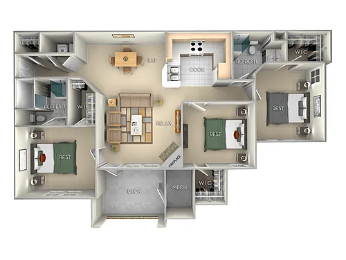 Floor plan The Dover
