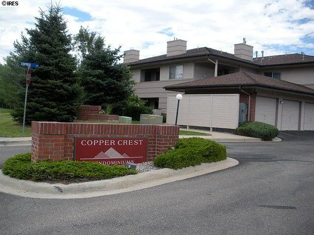 Entrance of condo complex