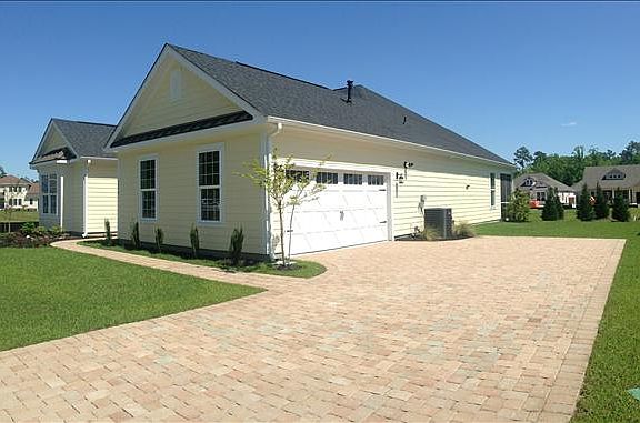 Double Car Side Load Garage Brick Pavers