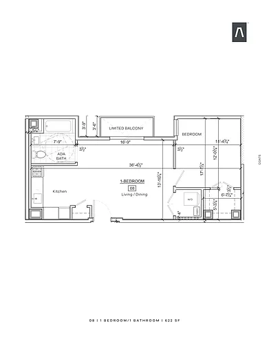 Floor plan 08 1 bed
