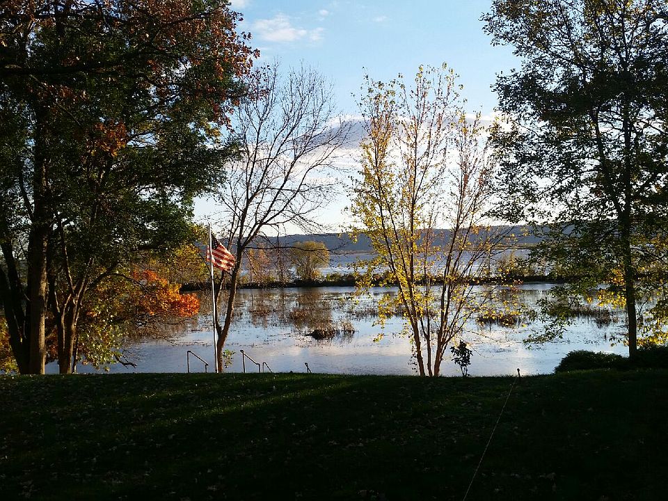 View of lake from patio