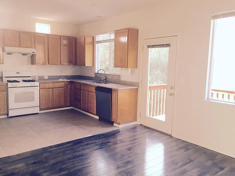 Open kitchen and family room