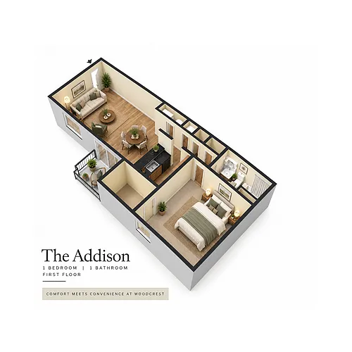 Floor plan The Addison 1st Floor