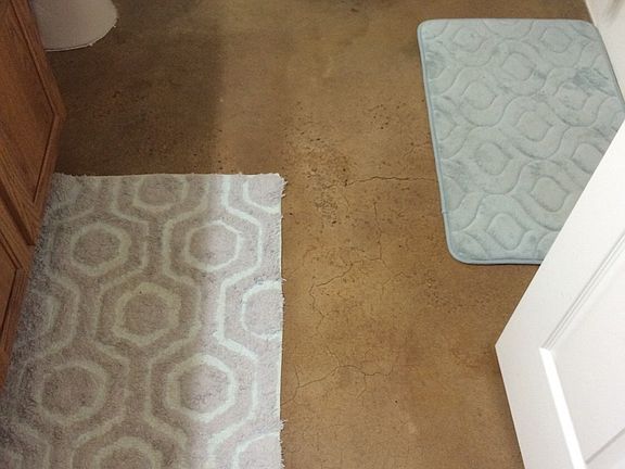 New stained concrete 