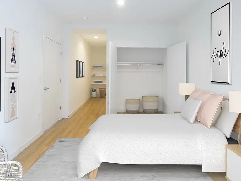 Bedroom with Hard Surface Flooring