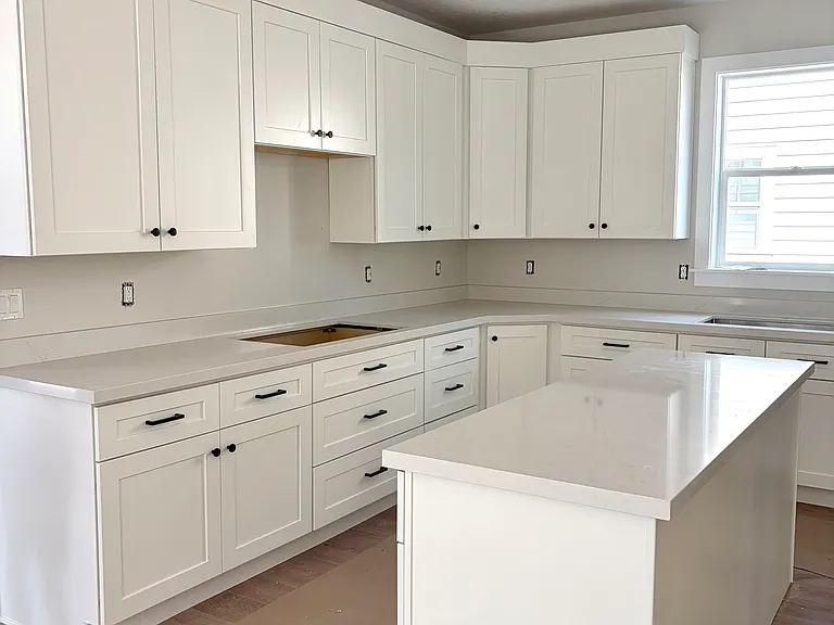 New cabinets, countertops and appliances