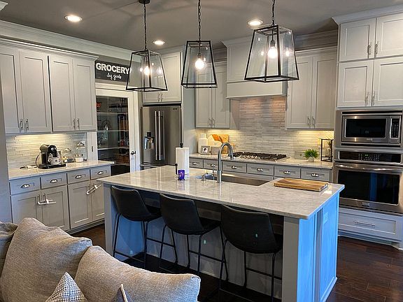 Kitchen with walk in pantry 