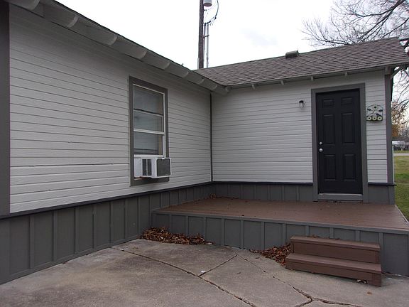 Deck at back door