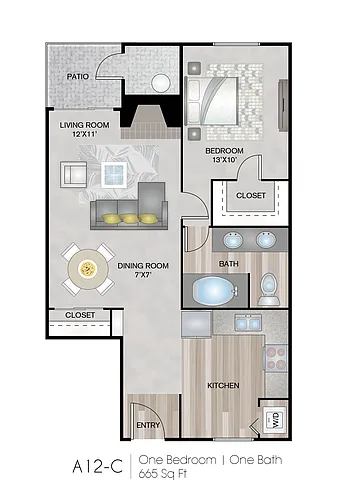 Floor plan A12-C