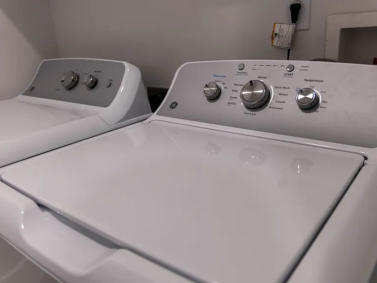 Washer & Dryer - NEW CONSTRUCTION