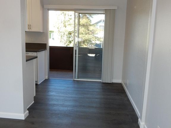 Eat-in kitchen and private balcony