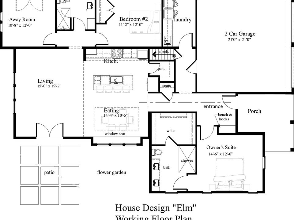 Working floor plan