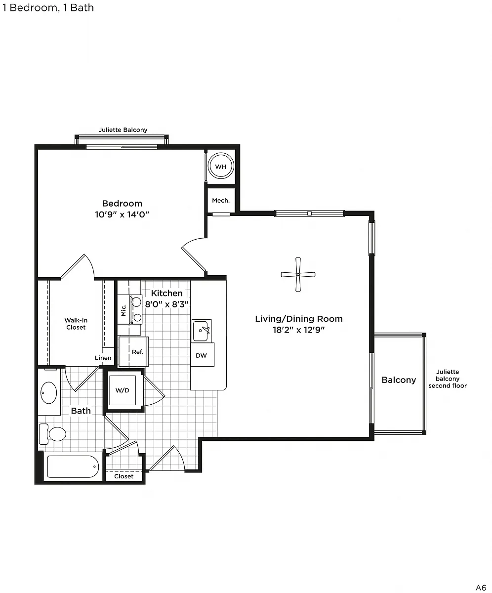 Floor plan A6a