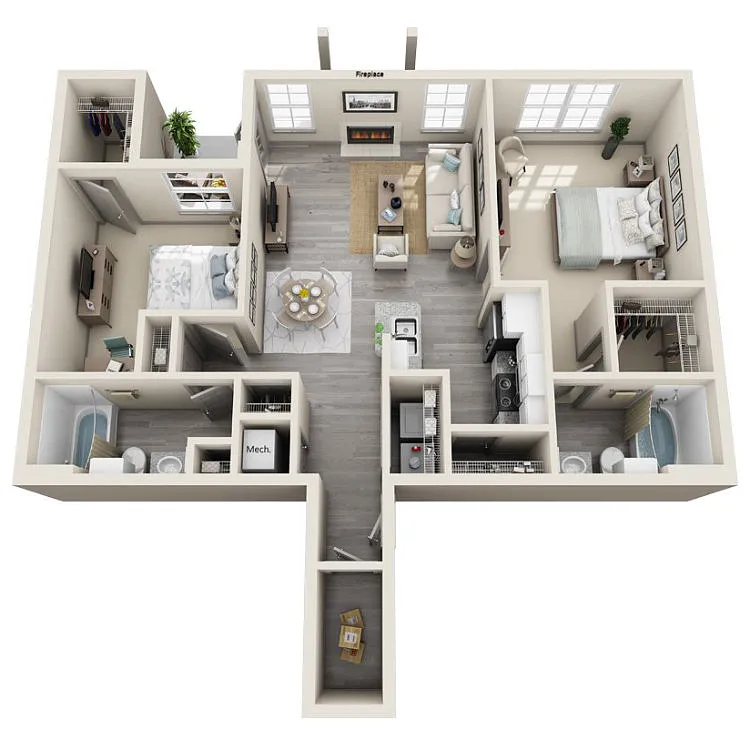 Floor plan Dogwood Lower