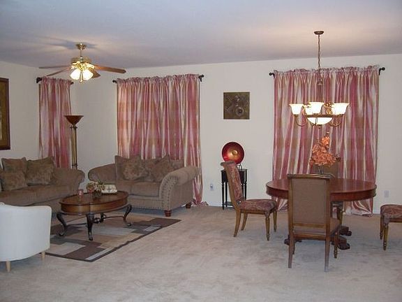 Formal living Room and Formal Dining Area