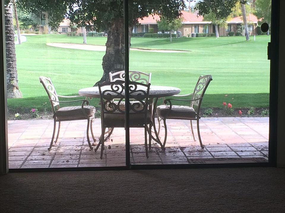 Patio over looking the golf course