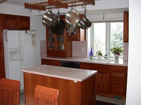 Cherry Cabs & Corian