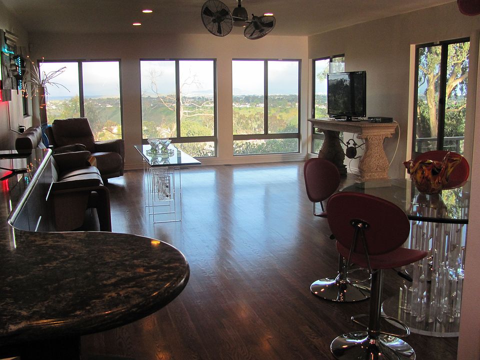 View from Kithen and Family Room