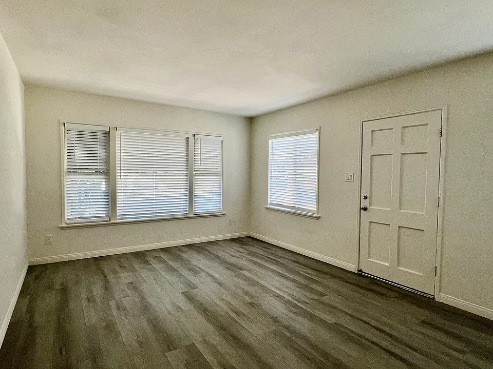 Living room and front door