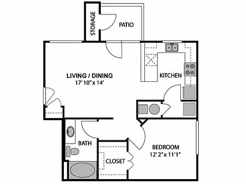 Floor plan Piedmont Renovated