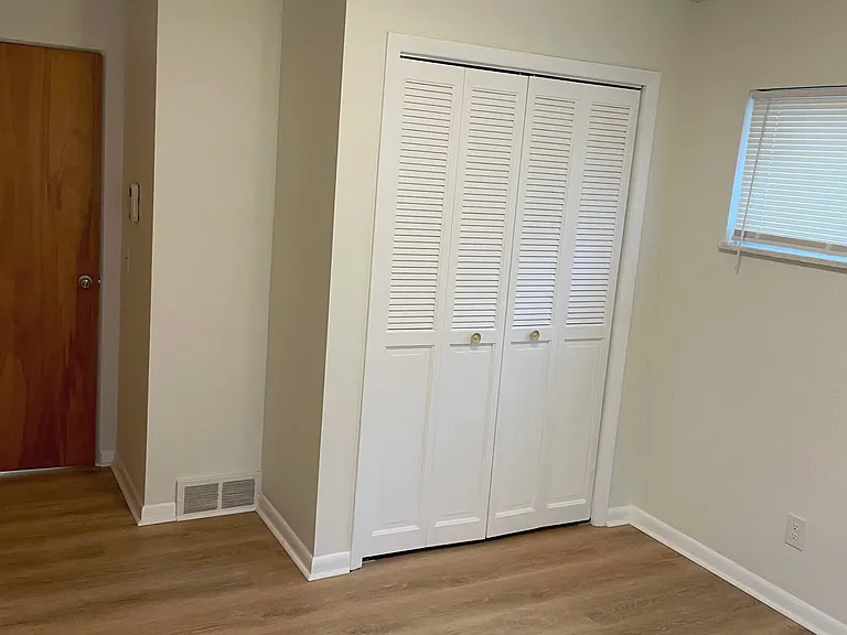 Back bedroom closet space