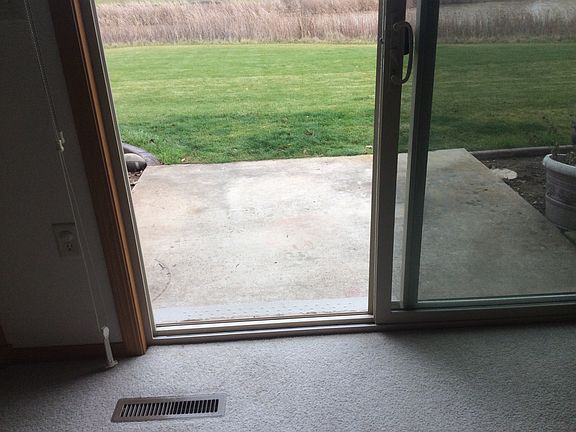 patio  with view of pond