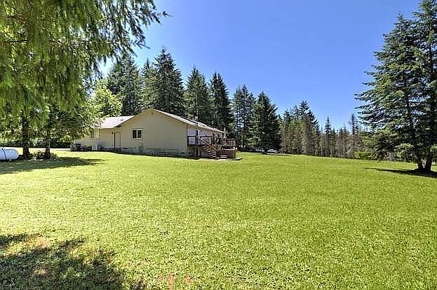 Large yard