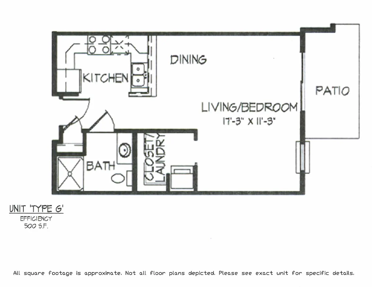 Floor plan G