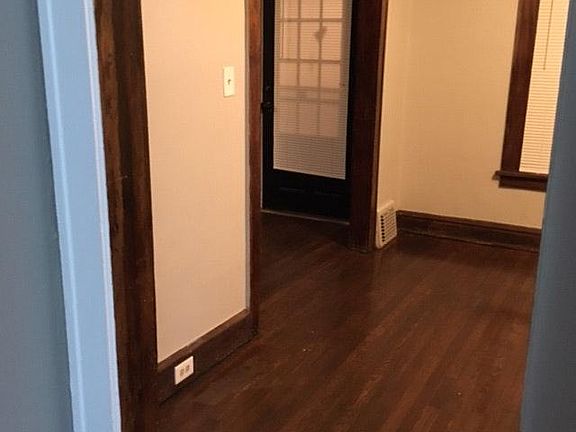 view into dining/front door from kitchen