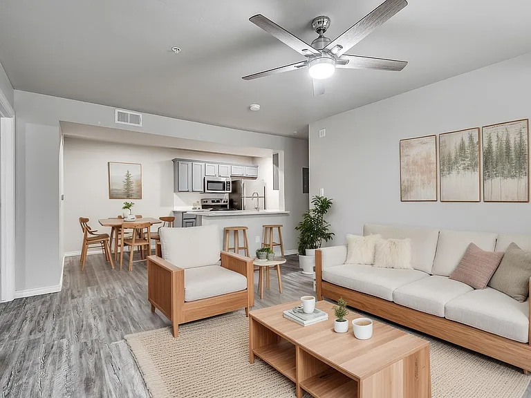 Virtually Styled Living Room