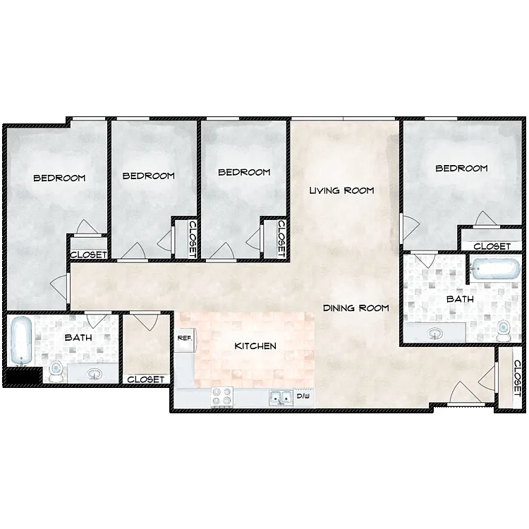 Floor plan Zebra