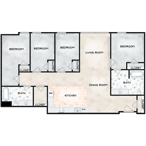 Floor plan Zebra