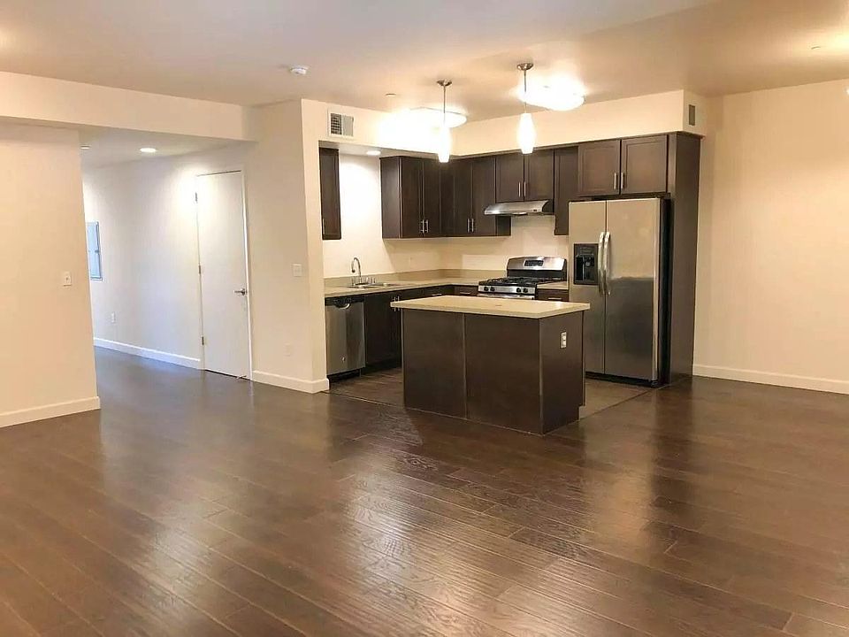 Modern luxury apartment with stainless steel appliances