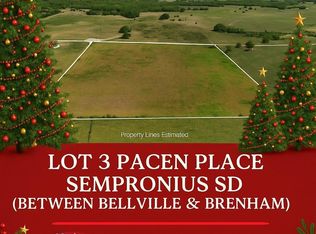 LOT 3 Pacen Place Rd, Chappell Hill, TX 77426