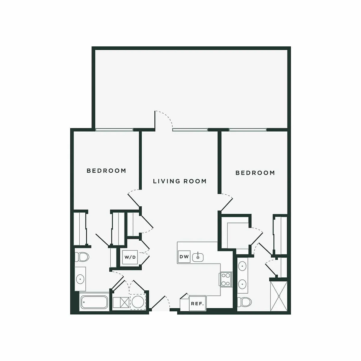 Floor plan B1B
