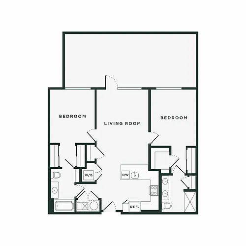 Floor plan B1B