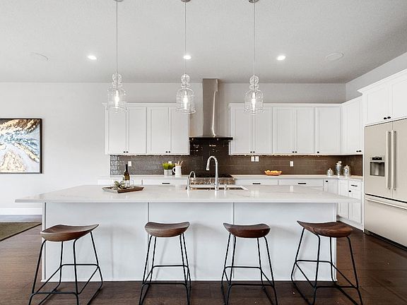 Kitchen with island seating for 4