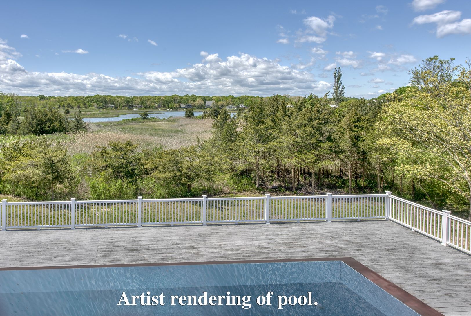  deck with virtual pool