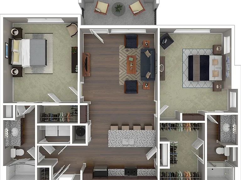B1 3D Floor Plan B1 3D Floor Plan