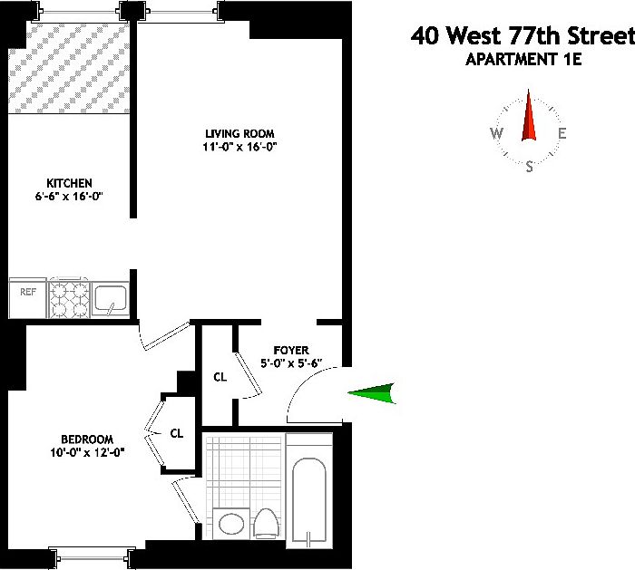 1st image of 40 W 77th St #1E