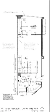 Floor plan 1X1P