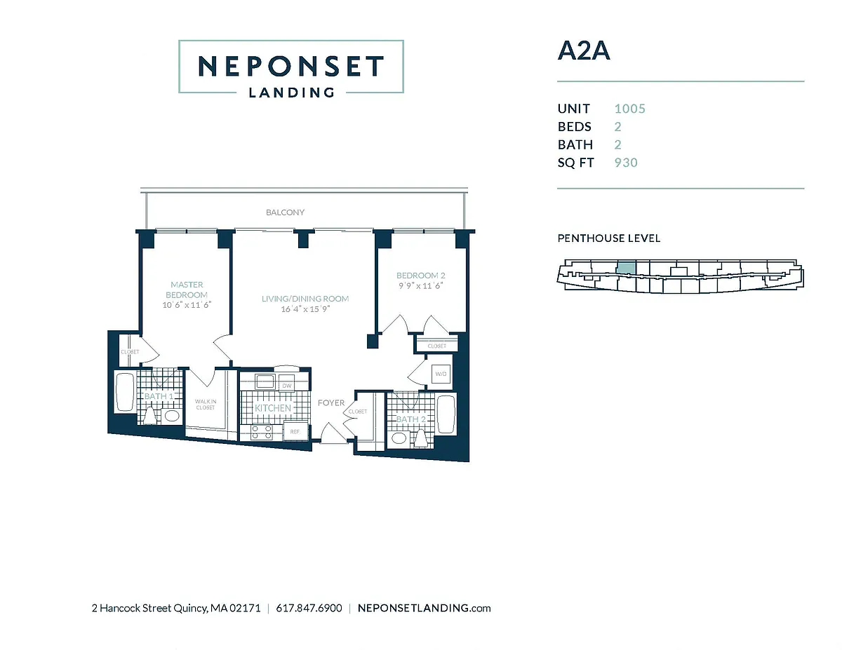 Floor plan Penthouse B2AP