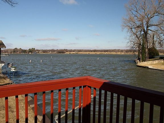 View from upstairs boathouse deck