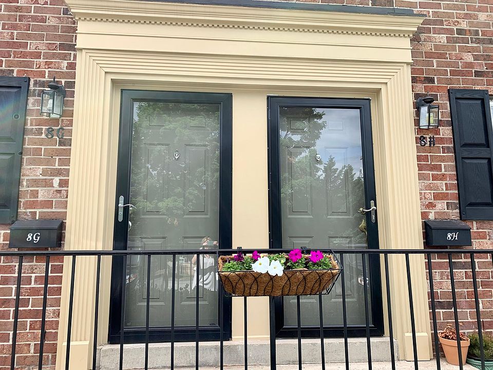Unit 8G (left) front door.